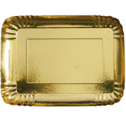 6 Maxi piatti in cartoncino metallizzato