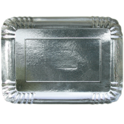 6 Maxi piatti in cartoncino metallizzato