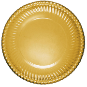 6 Maxi piatti in cartoncino metallizzato