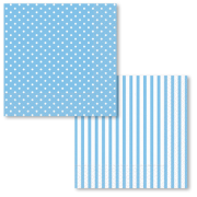 Coordinato in cartoncino Azzurro Serenity