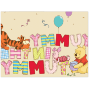 Coordinato in cartoncino Winnie the Pooh