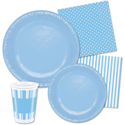 Coordinato in cartoncino Azzurro Serenity