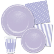 Coordinato in cartoncino Lilla