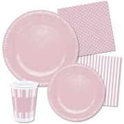 Coordinato in cartoncino Rosa Quarzo