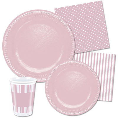 Coordinato in cartoncino Rosa Quarzo