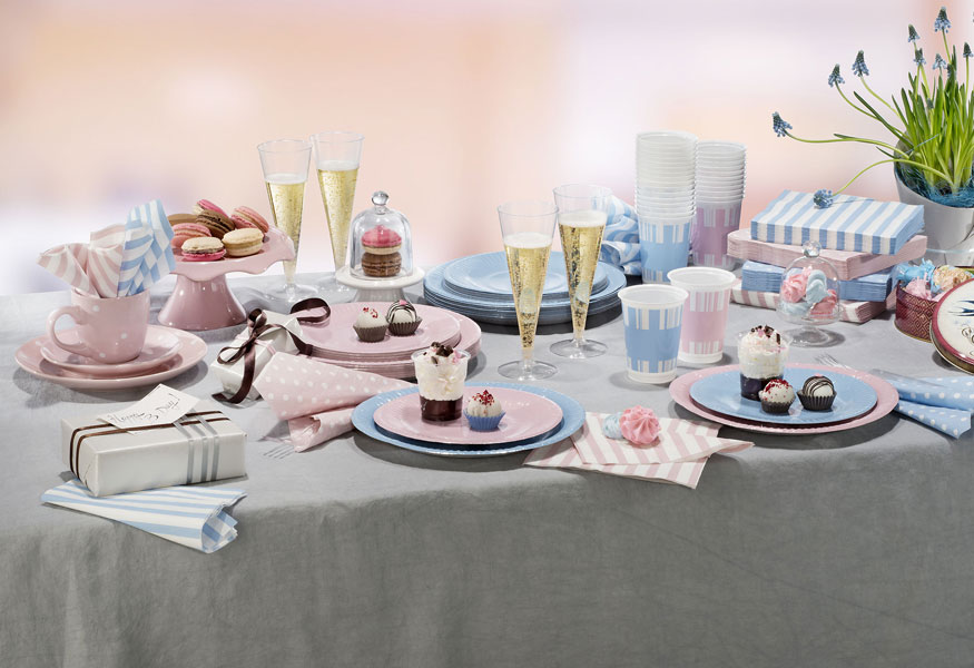 Coordinato in cartoncino Rosa Quarzo