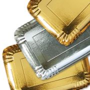 2 Maxi vassoi rettangolari in cartoncino