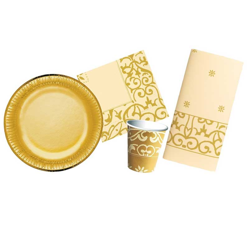 Coordinato in cartoncino Gold